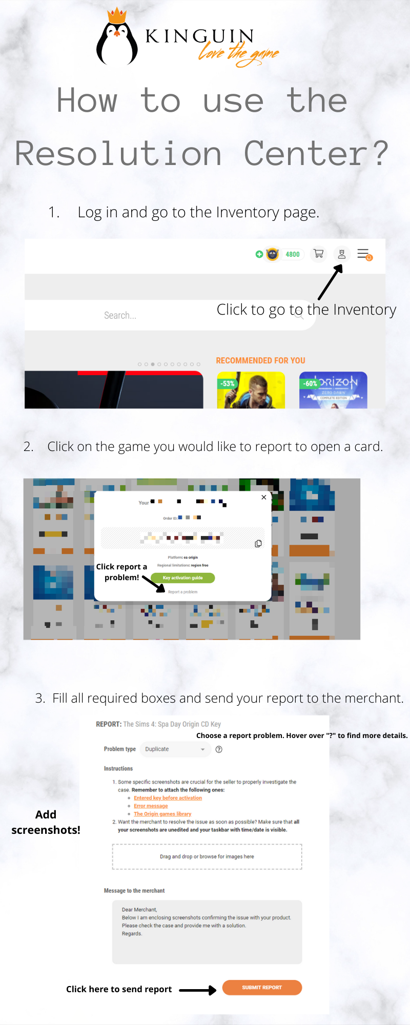 Kinguin guide